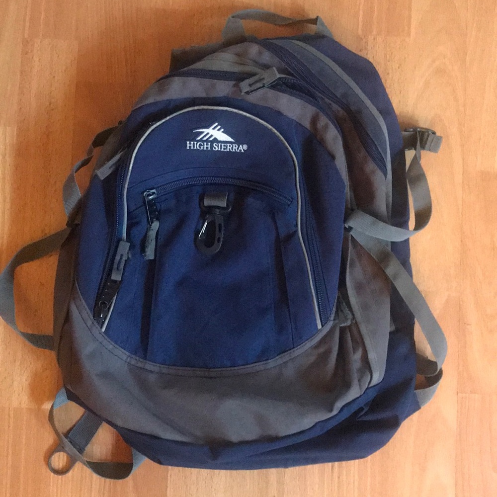 High Sierra Navy Blue BackPack